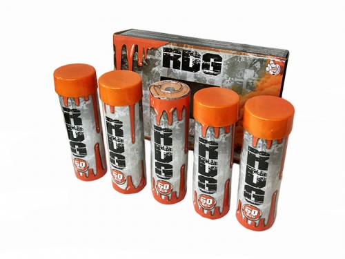 Orange Smoke with burst fuse 5pcs